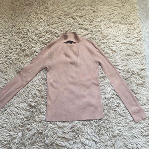 Open Turtle Neck Sweater